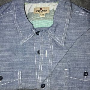 Men’s denim button up